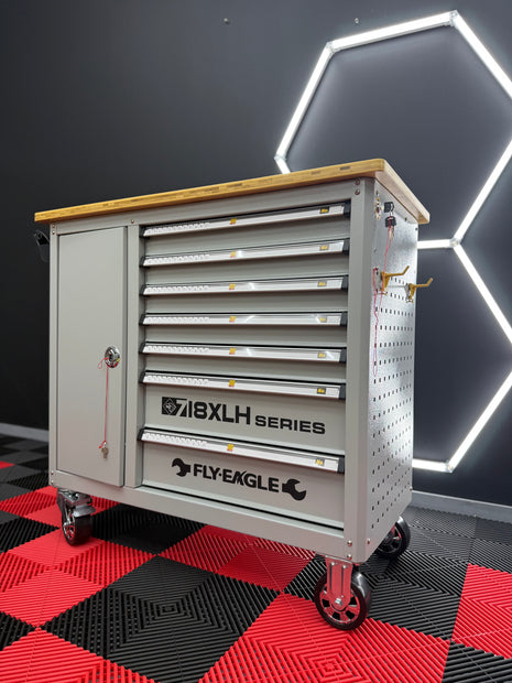 FLY-EAGLE Tool Trolley (Without tools) FY-718XLH