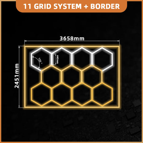 Hexagon 11B - 3CCT Dimmable