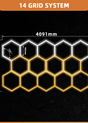 Hexagon 14 - 3CCT Dimmable