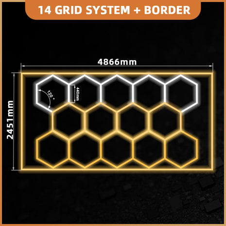 Hexagon 14B - 3CCT Dimmable