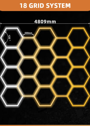 Hexagon 18 - 3CCT Dimmable