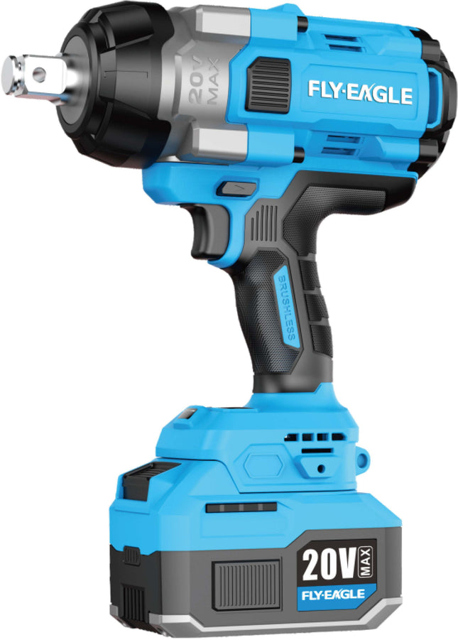 FLY-EAGLE Cordless Brushless Impact Wrench 1500Nm