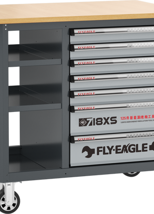 FLY-EAGLE Tool Trolley (Without tools) FY-718XS