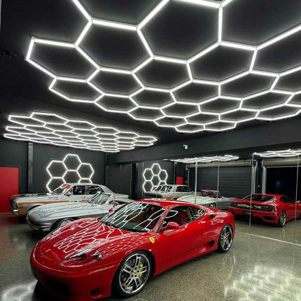 Hexagon light 25 grid system