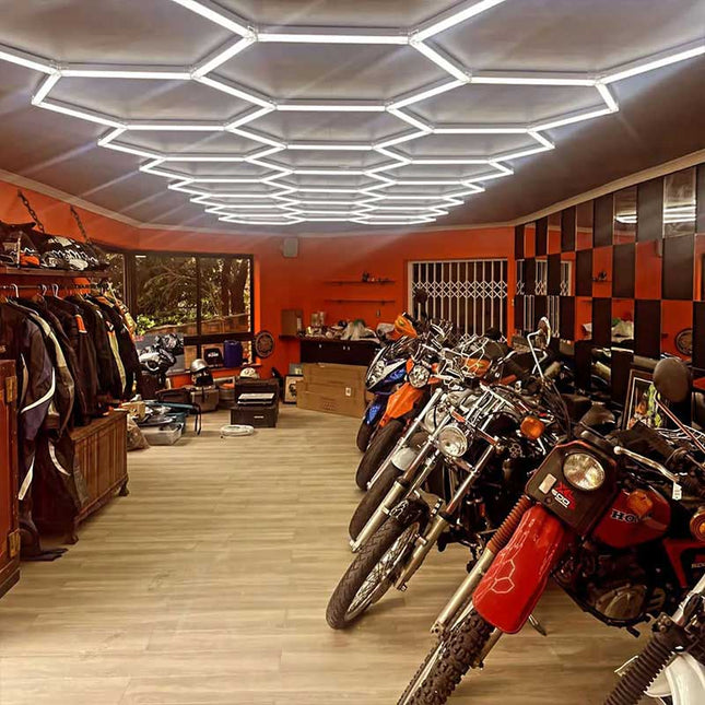 Hexagon light 25 grid system