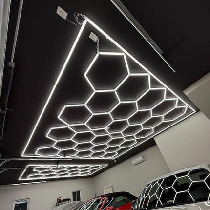 Hexagon light 45 grid system w/border
