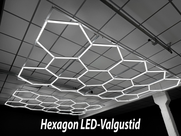 Hexagon-LED valgustid