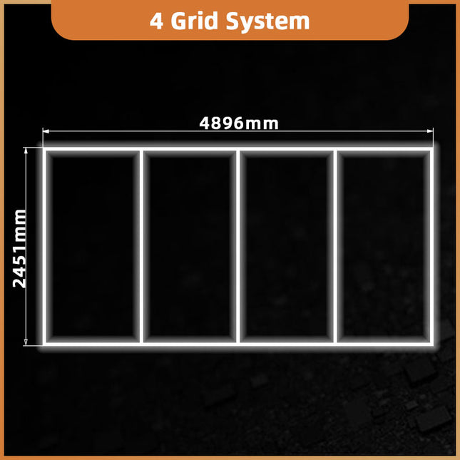 Rectangular 4 LED Lighting System