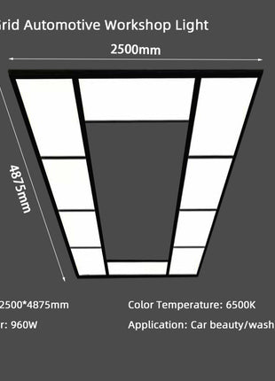 10 Grid Automotive Workshop Light