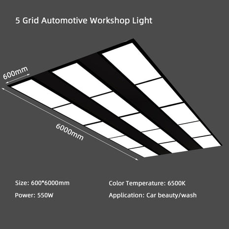 5 Grid Automotive Workshop Light