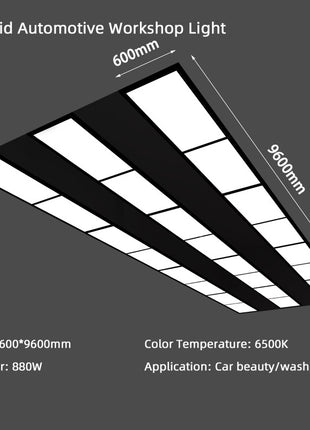 8 Grid Automotive Workshop Light