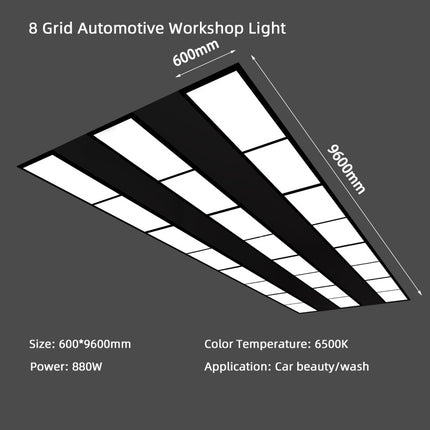 8 Grid Automotive Workshop Light
