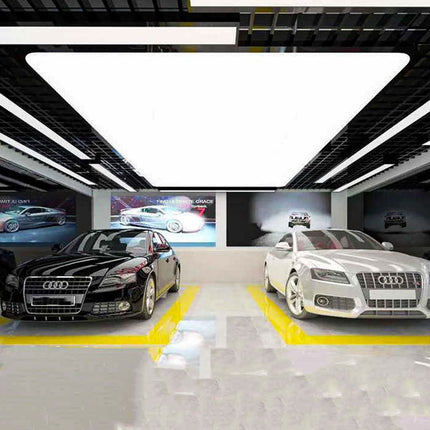Stretch Ceiling Lighting for Auto Showroom