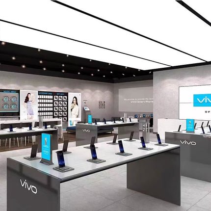 Stretch Ceiling Lighting for Smartphone Store