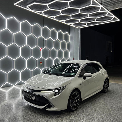 3CCT Dimmable 14 Hexagon Lights w/border