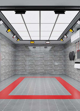 16 Grid Automotive Workshop Light w/frame