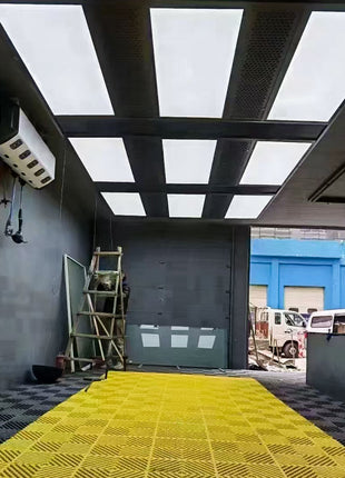 9 Grid Automotive Workshop Light w/honeycomb panel