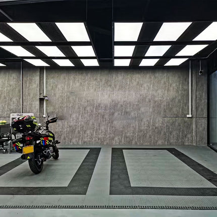 9 Grid Automotive Workshop Light w/honeycomb panel
