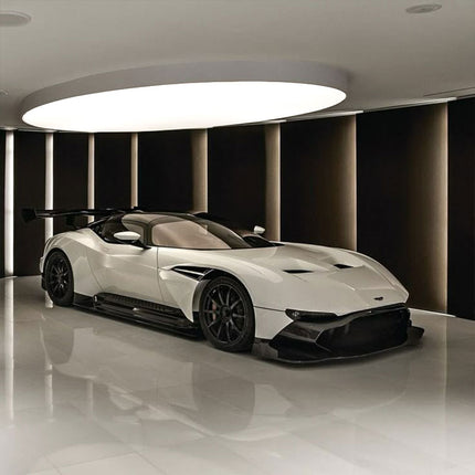 Stretch Ceiling Lighting for Garages
