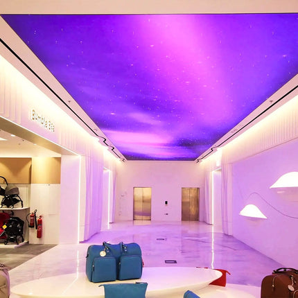 Stretch Ceiling Lighting for Shopping Mall