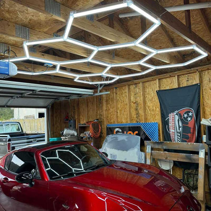 Hexagon light 8 grid system