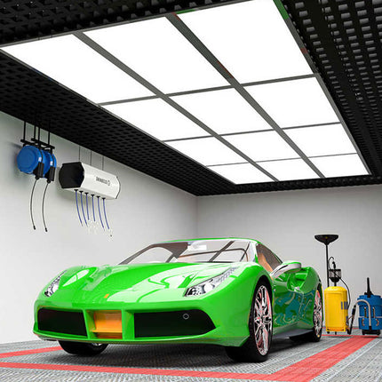 12 Grid Automotive Work Shop Light