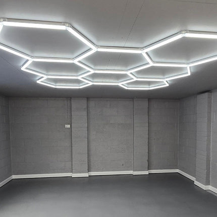 Hexagon light 8 grid system