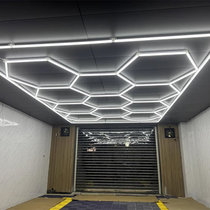 3CCT Dimmable 11 Hexagon Lights w/border