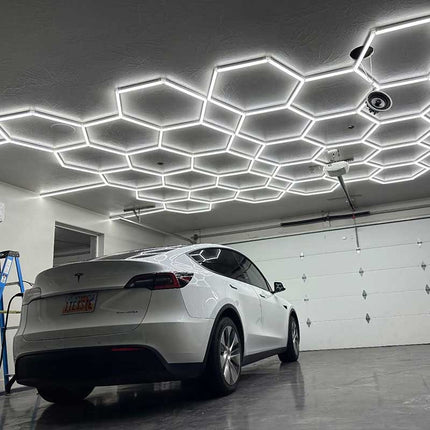 Hexagon light 25 grid system