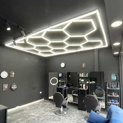 3CCT Dimmable 11 Hexagon Lights w/border