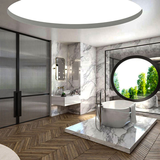 Stretch Ceiling Lighting for Bathroom