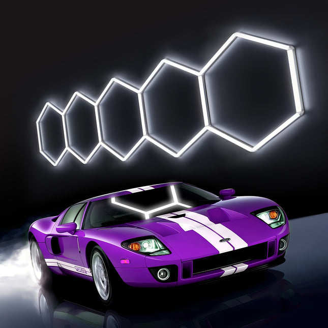5 grid hexagon light system