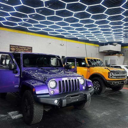 Hexagon light 61 grid system