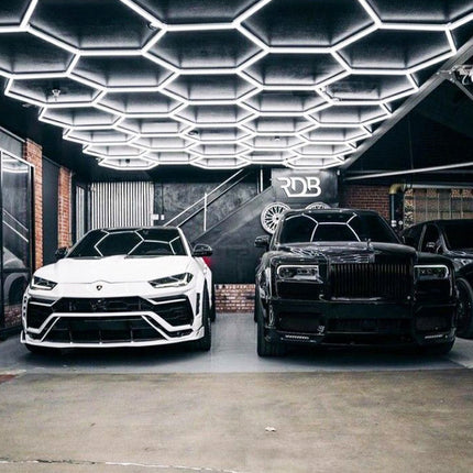 Hexagon light 61 grid system