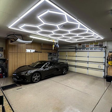 3CCT Dimmable 14 Hexagon Lights w/border