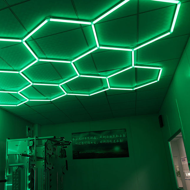 RGB hexagon light 11 grid system