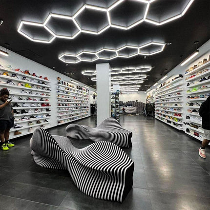 5 grid hexagon light system