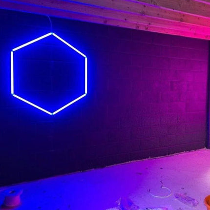RGB hexagon light 1 grid system