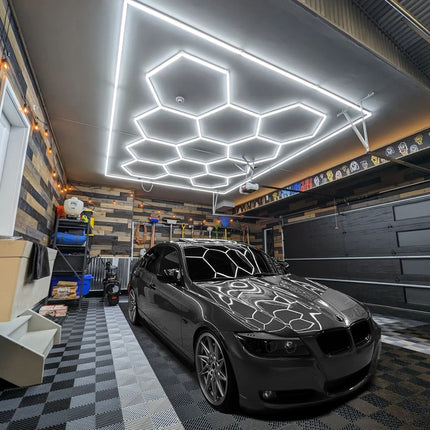 Hexagon light 11 grid system w/border