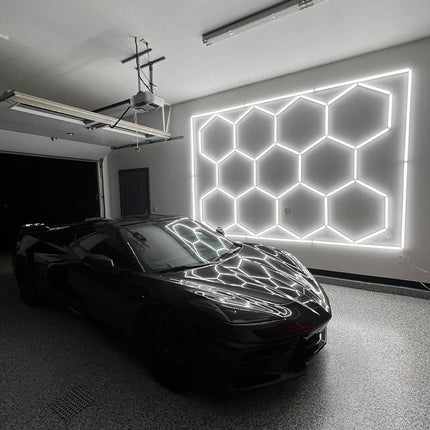 3CCT Dimmable 11 Hexagon Lights w/border