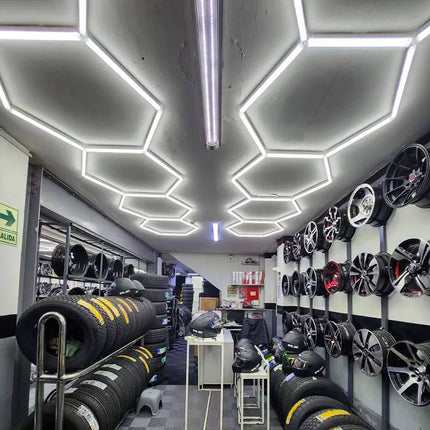 5 grid hexagon light system