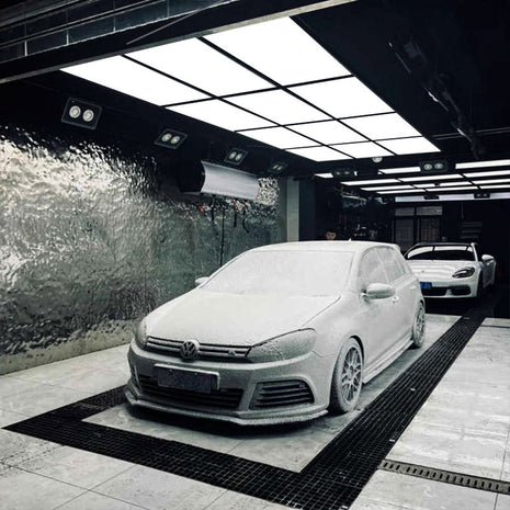 12 Grid Automotive Work Shop Light w/frame