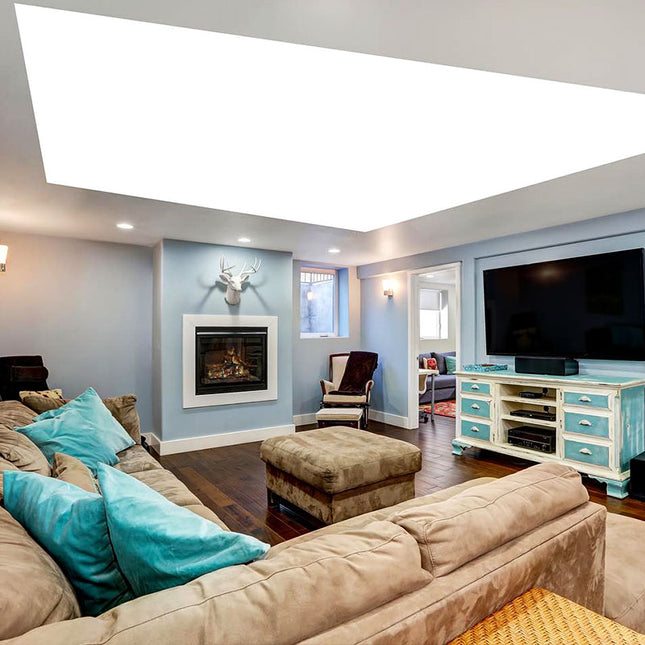 Stretch Ceiling Lighting for Living Room