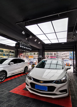 9 Grid Automotive Workshop Light w/frame