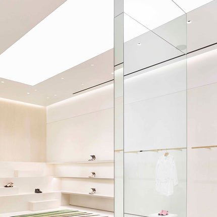 Stretch Ceiling Lighting for Clothing Store