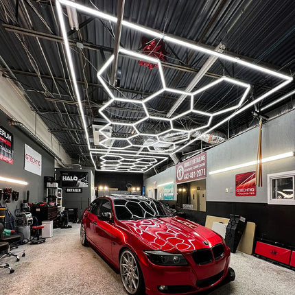 3CCT Dimmable 11 Hexagon Lights w/border