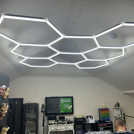 Hexagon light 8 grid system