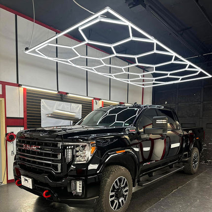 3CCT Dimmable 15 Hexagon Lights w/border
