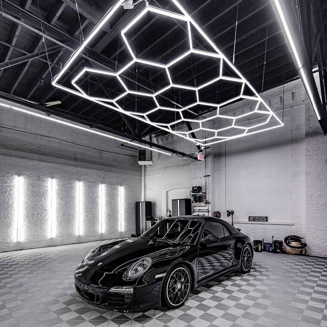 3CCT Dimmable 15 Hexagon Lights w/border