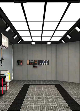 16 Grid Automotive Workshop Light w/frame